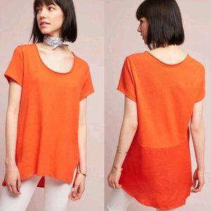 Anthropologie Dolan Contrast Hem Tunic Tee